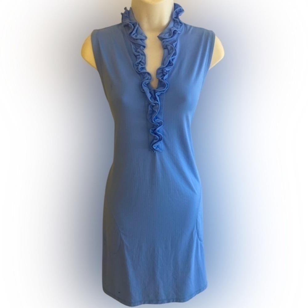 G Lifestyle Dress - M blue , nylon spandex